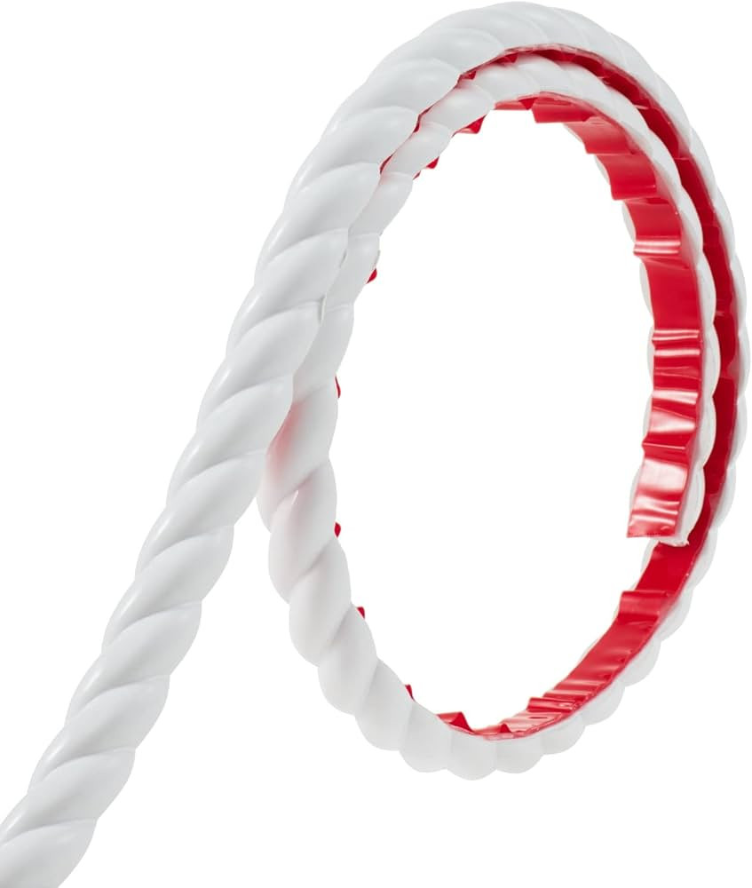 Vickes Paintable 0.6in x 16.4ft Flexible Molding Trim Self Adhesive, Peel and Stick Crown Molding... | Amazon (US)