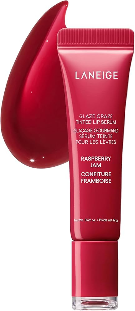 LANEIGE Glaze Craze Tinted Lip Serum: Hydrating Lip Serum for Glossy, Nourished Lips with Plumpin... | Amazon (US)