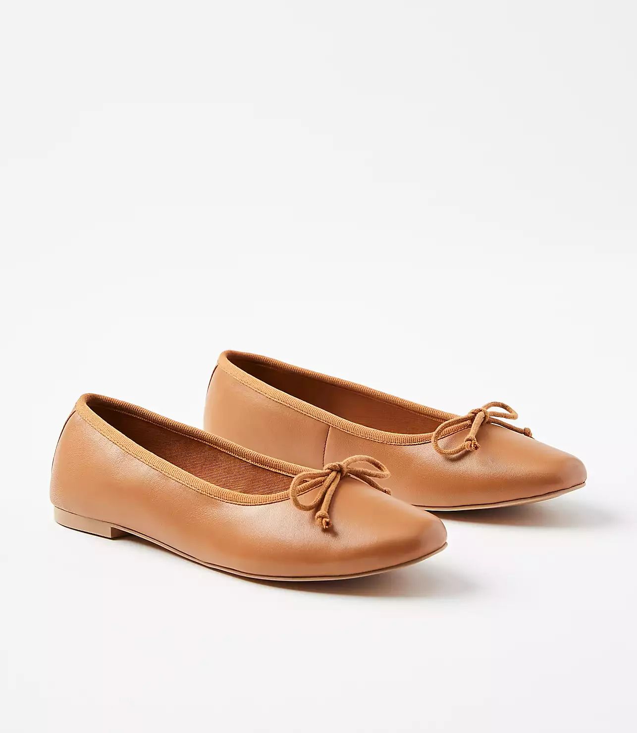 Leather Ballet Flats | LOFT