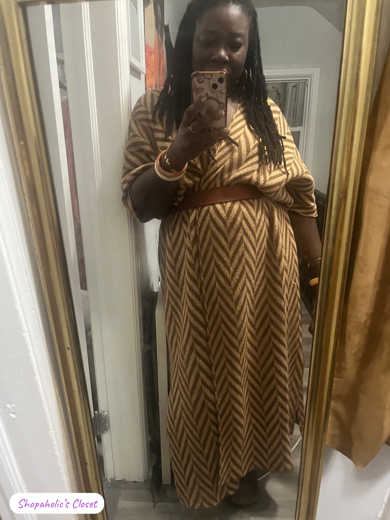 This is a long cardigan I saw on Instagram that I have been wearing as a dress. It’s super warm and comfy. I paired it with a belt to cinch the waist and clogs.

#shopdeescloset #shopaholicscloset

#LTKMidsize #LTKootd