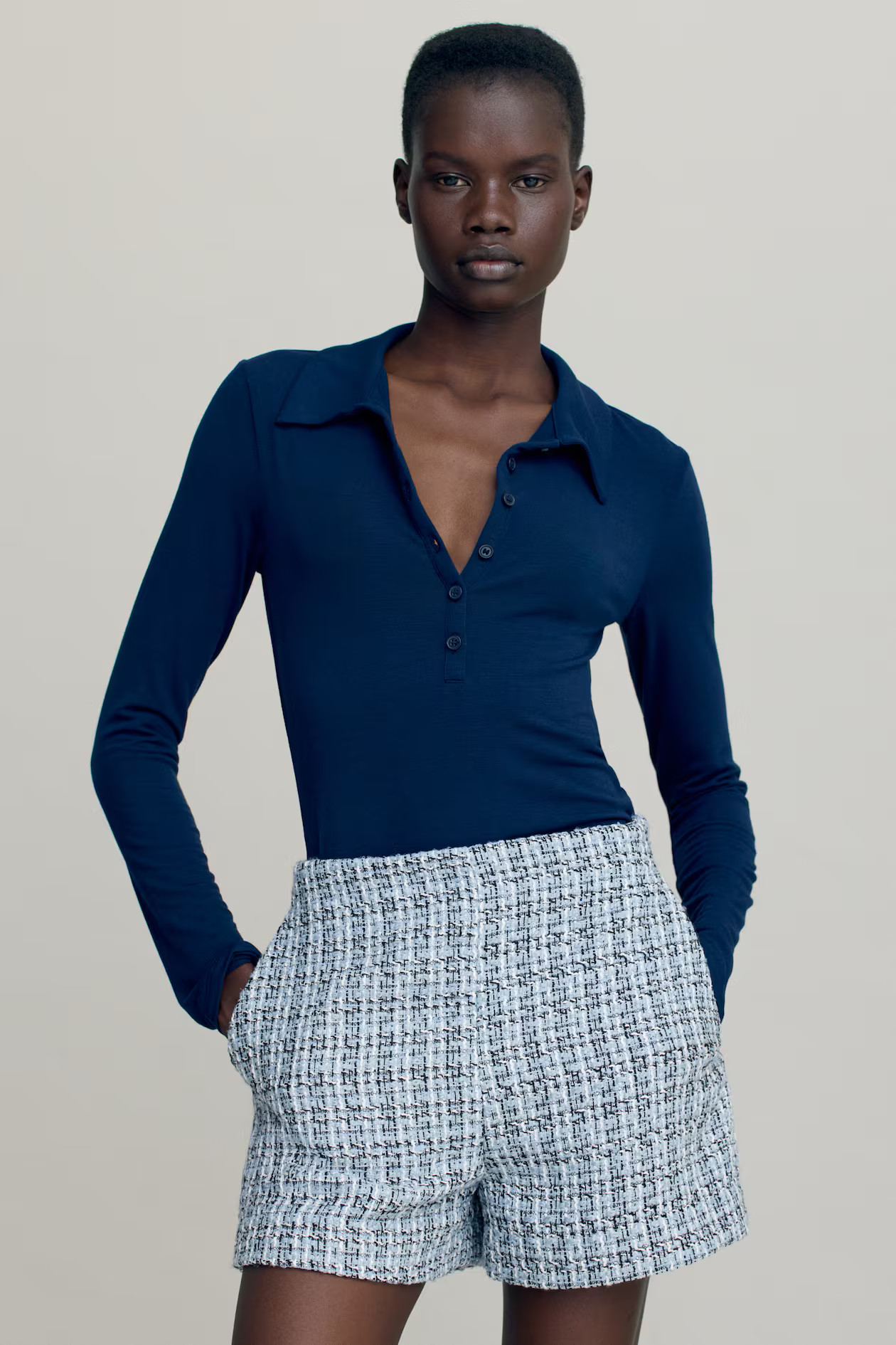 Bouclé shorts | H&M (UK, MY, IN, SG, PH, TW, HK)