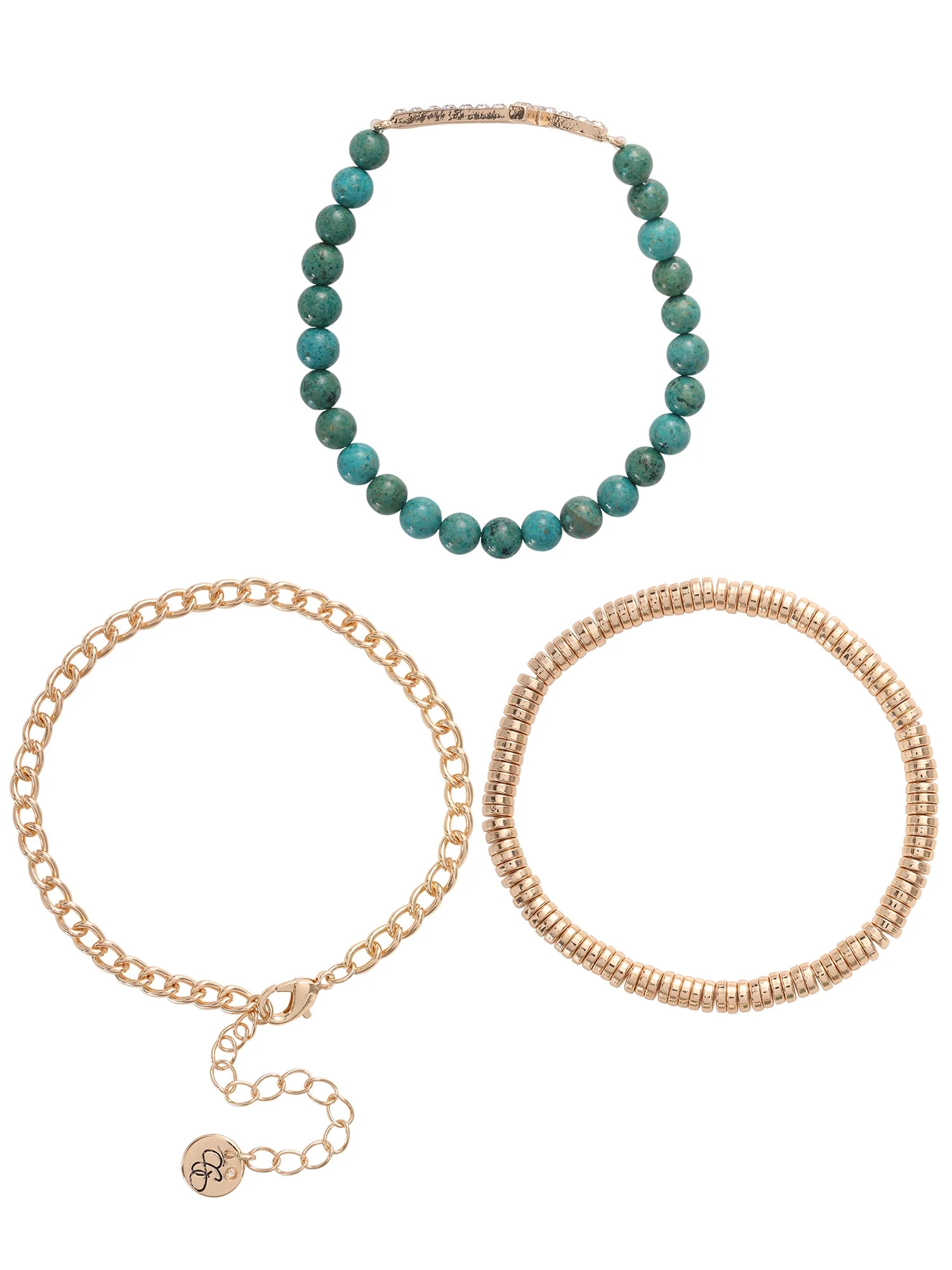 Jessica Simpson Women's Cross Bracelet Set, 3-Piece | Walmart (US)