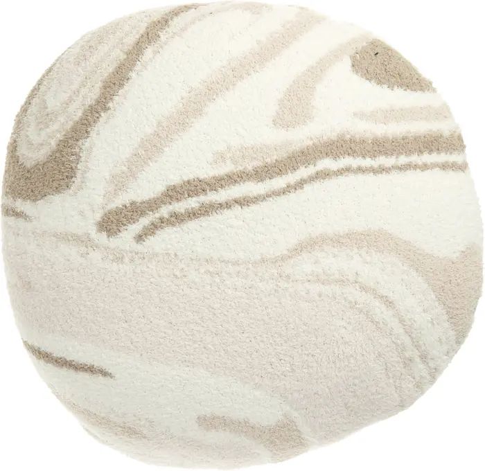 CozyChic® Marble Pattern Round Pillow | Nordstrom
