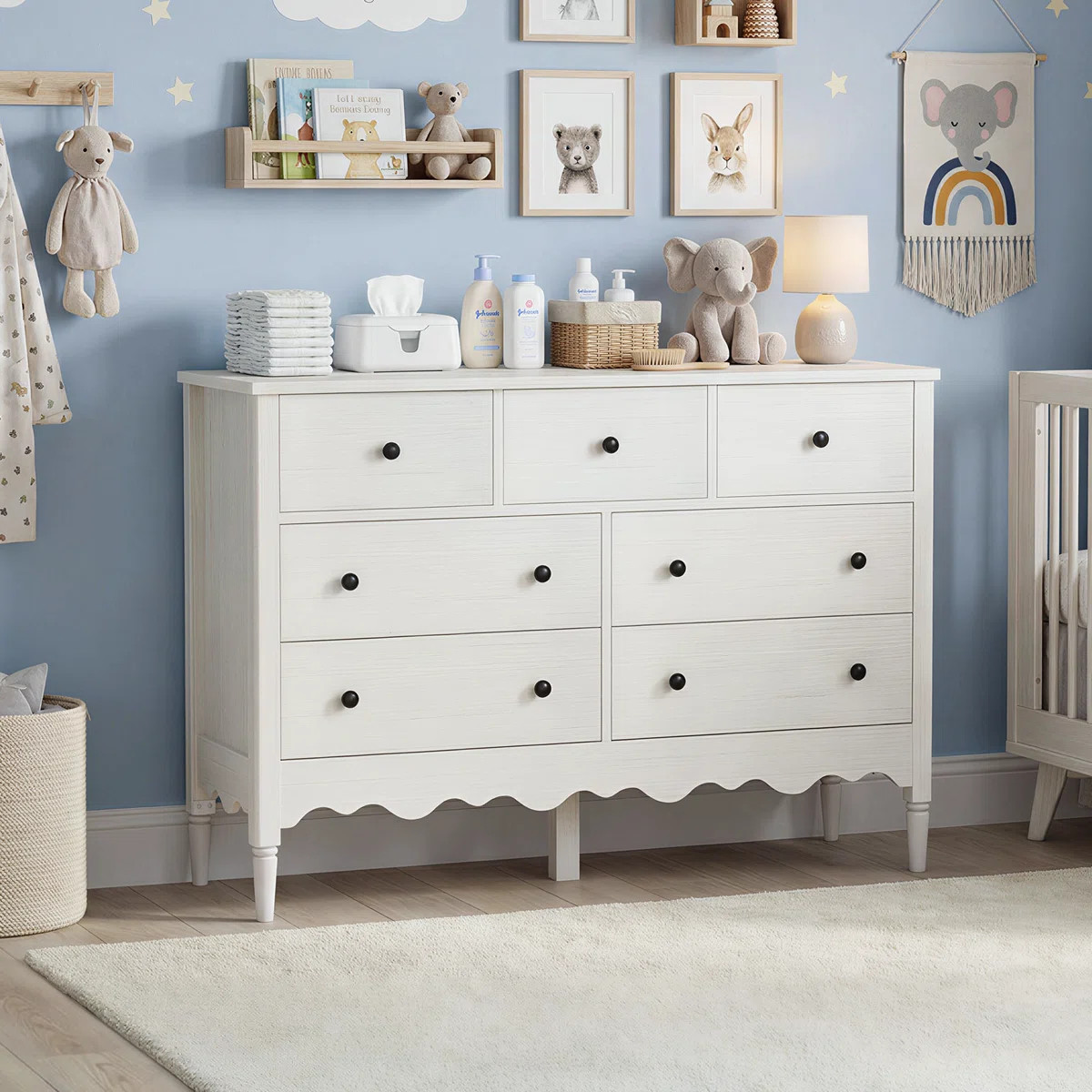 43.3" Dresser With Wood Drawers | Wayfair North America