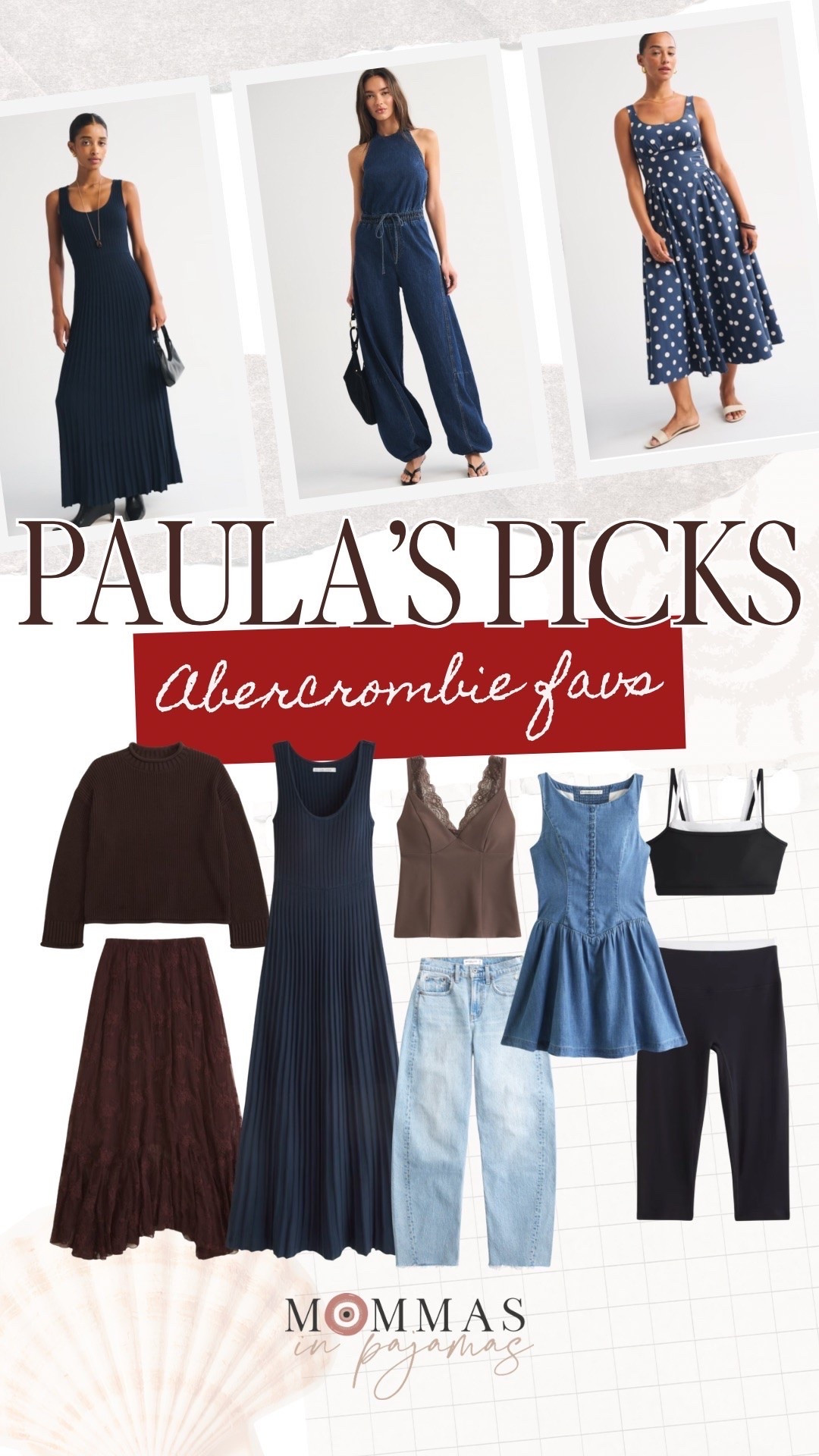 All my favorite @abercrombie pieces as a 5’ fuller bust mom. These all fit me so well. If you can’t tell, I am a bit obsessed with all things denim and brown for fall. This high neck jumpsuit is hands down one of my favorite pieces I’ve gotten from there. 
Abercrombie outfit, early fall outfit inspo

#LTKPetite #LTKMidsize #LTKSeasonal