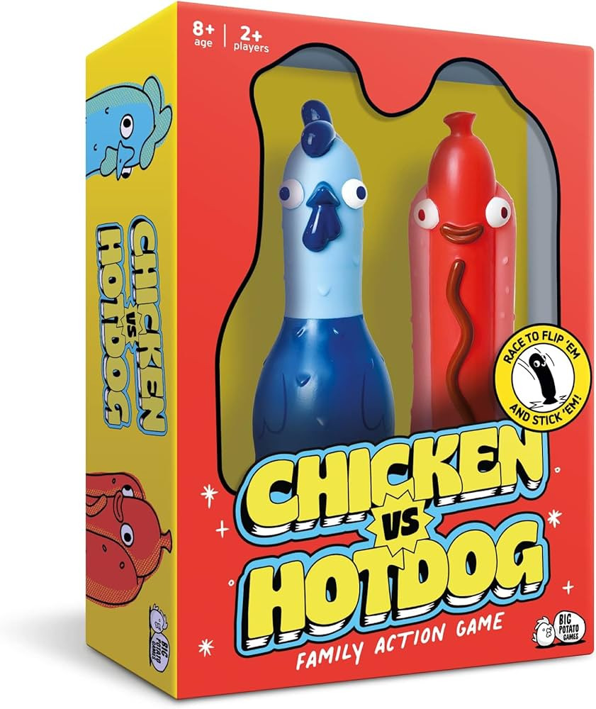 Big Potato Chicken vs Hotdog: The Ultimate Challenge Party Game for Flipping-Fun Families, Board ... | Amazon (US)