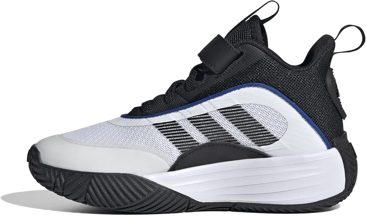 adidas Unisex-Child Own The Game 3.0 Mid Top Elastic Lace & Strap Basketball | Amazon (US)