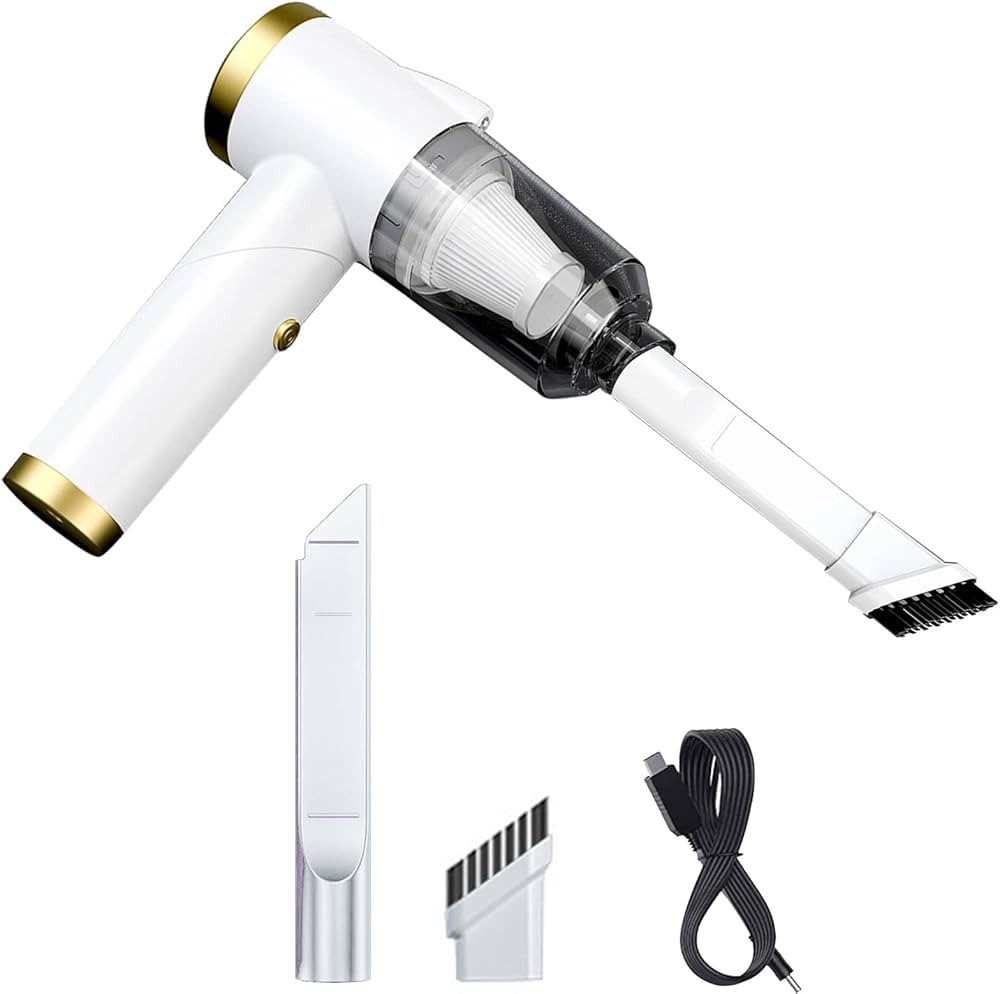 ekbas Car Vacuum Cleaner,Handheld Vacuum 9000PA Suction with LED Light,Car Vacuum Cordless Rechar... | Amazon (US)