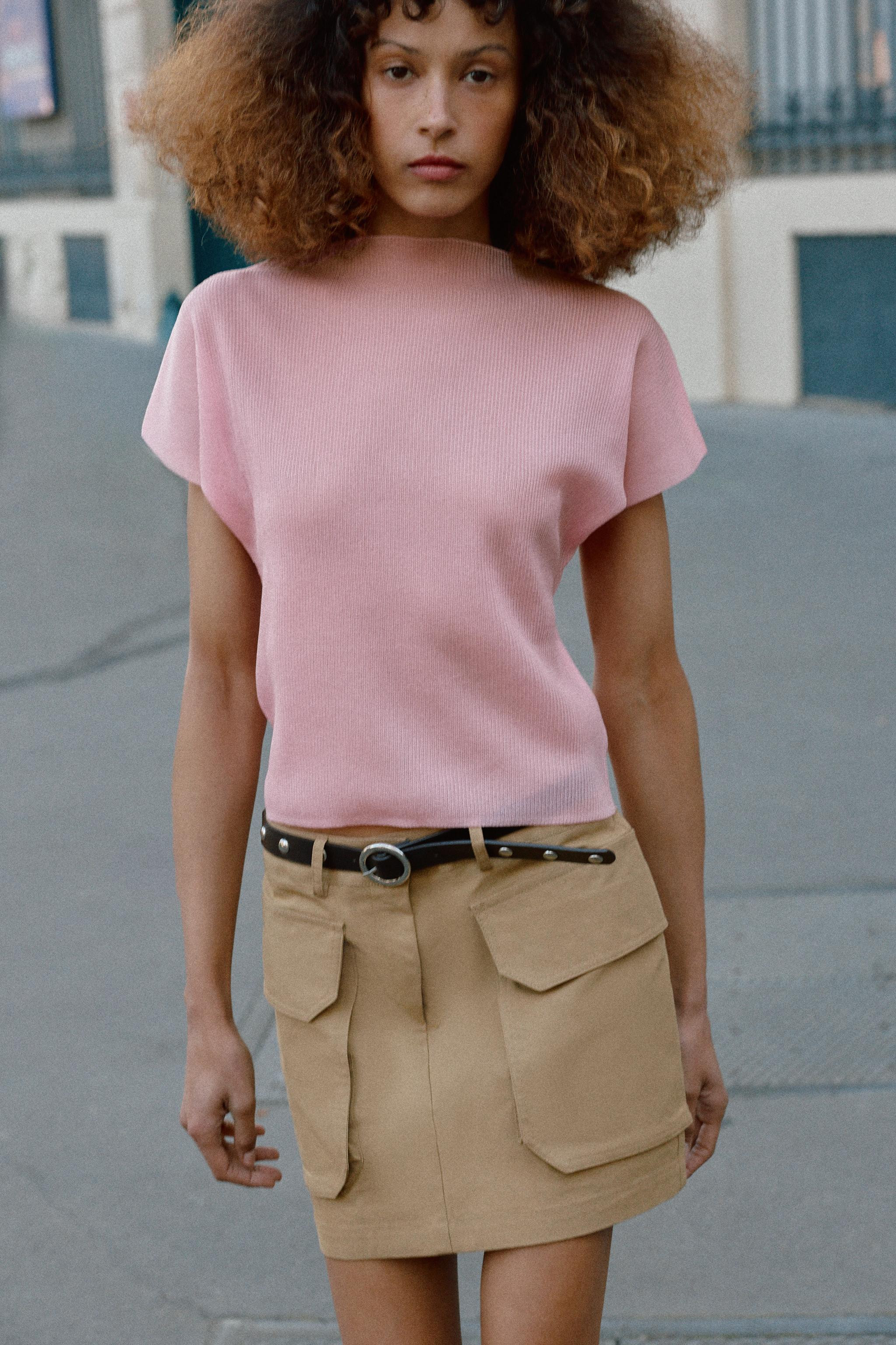 RIBBED KNIT TOP | Zara US