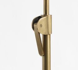 Sherman Metal Articulating Dome Task Floor Lamp (49") | Pottery Barn (US)