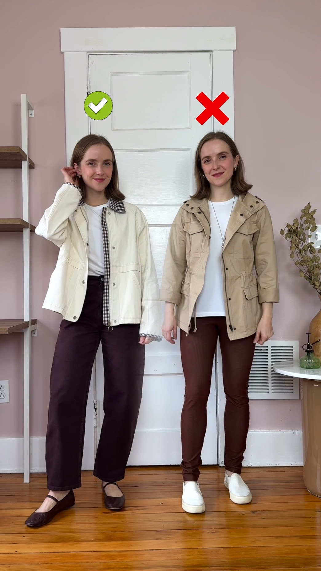 Millennial outfit makeover
Small cotton barn jacket
Small petite with elastic waist jeans
(Spanx barrel jeans on sale code TWOSCOOPSXSPANX) 

#LTKSaleAlert #LTKStyleTip