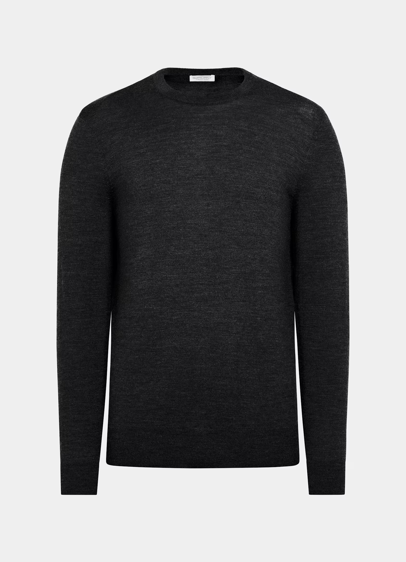 Dark Grey Merino Crewneck | Suitsupply (US)