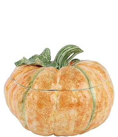 VIETRI Festive Fall Pumpkins Figural Tureen | Dillard's