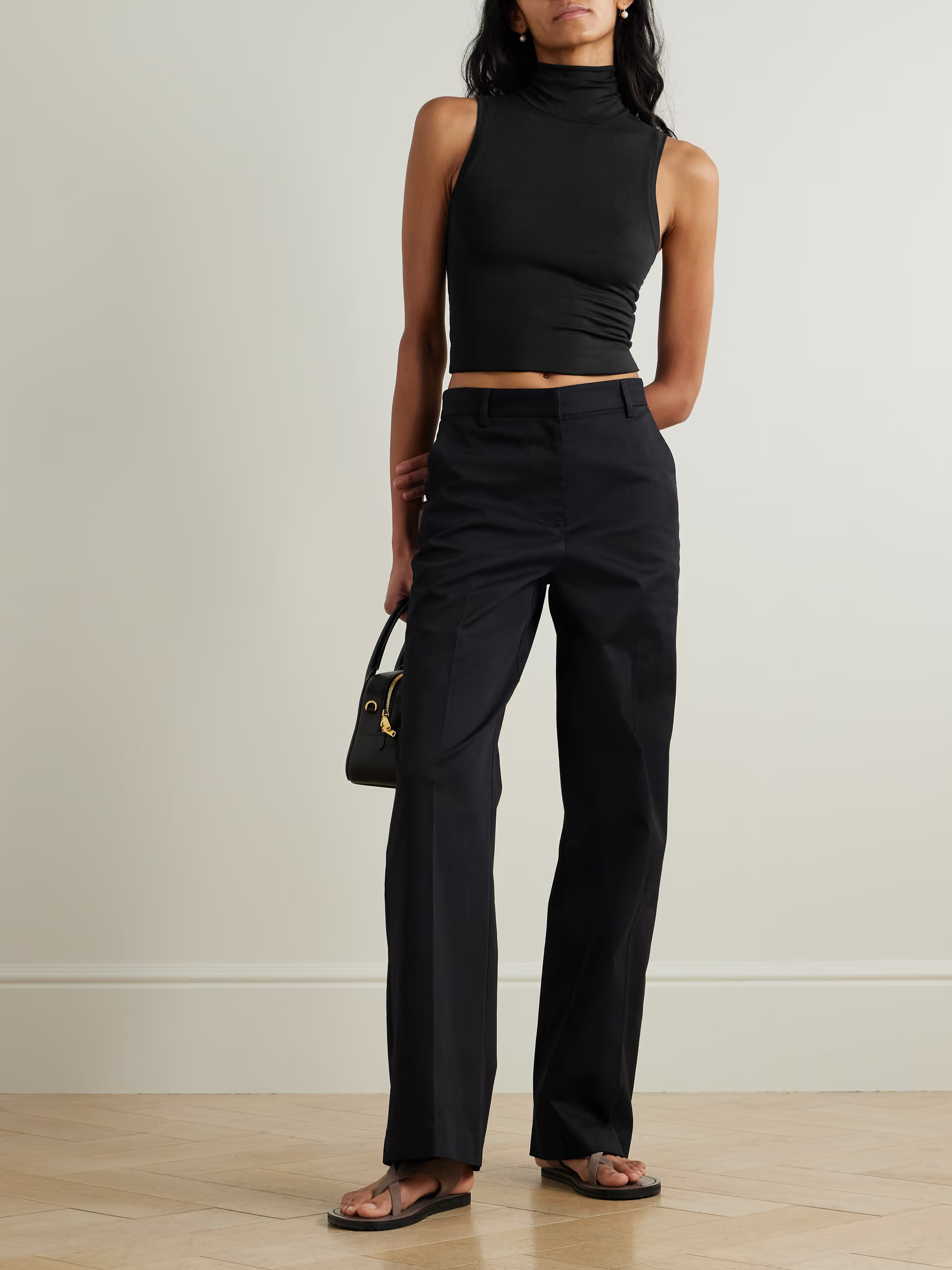 Harlow stretch-modal jersey turtleneck tank | NET-A-PORTER (US)