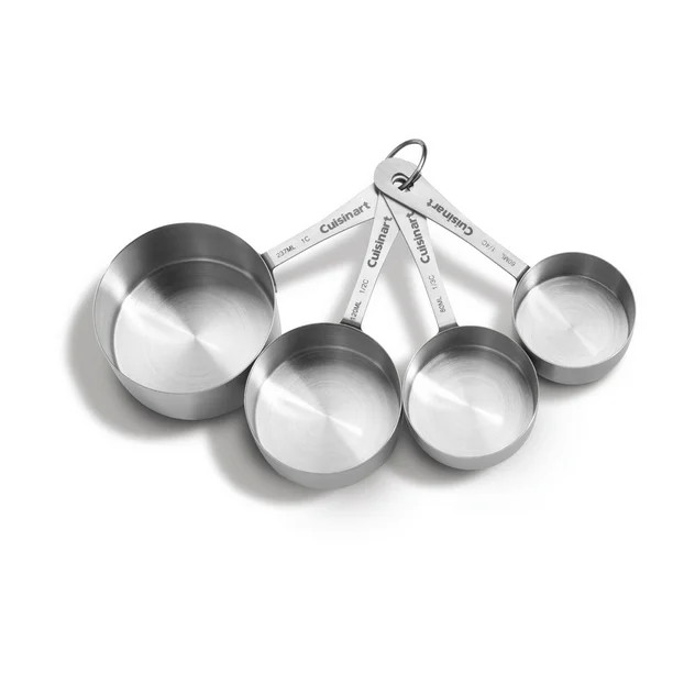 Cuisinart Non-Handled Stainless Steel Measuring Cups - Walmart.com | Walmart (US)