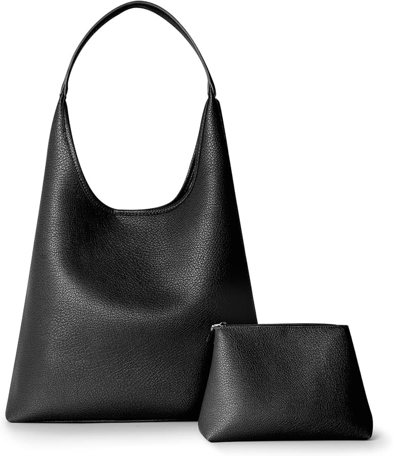 【Soft Vegan Leather Hobo Bag for Women】Made from soft, high-quality vegan PU leather that’s... | Amazon (US)