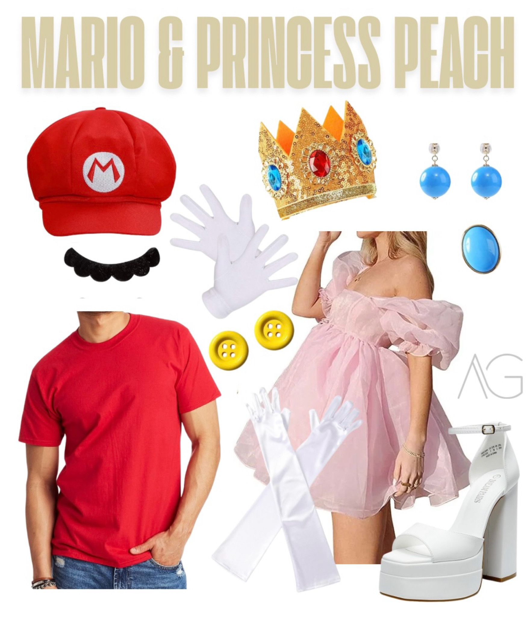 Princess Peach and Mario Halloween Costume Idea! Available on Amazon!

#couplescostume #dynamicduo #halloween #costume #peach #peaches 

#LTKHalloween #LTKSeasonal #LTKParties