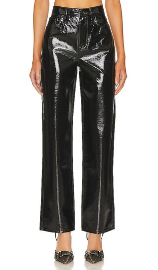 PISTOLA Cassie Super High Rise Straight in Black. - size 24 | Revolve Clothing (Global)