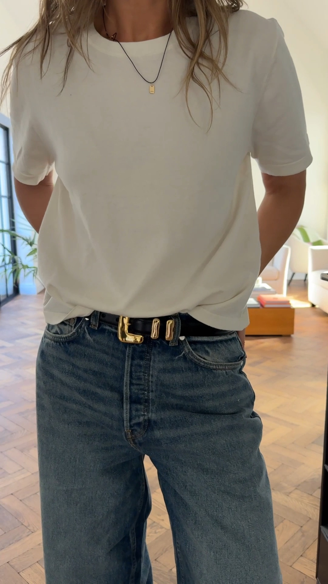 Trench Coat x3 Way 
White Tee + Jeans 

Spring | March | lunch outfit | coat | jacket | 

#LTKuk #LTKspring #LTKworkwear