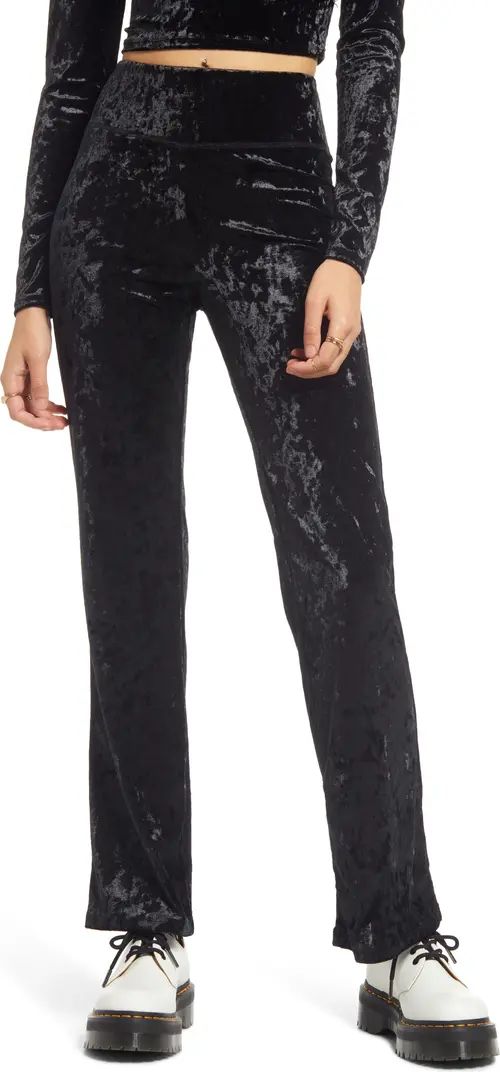 BP. Stretch Velvet Flare Pants | Nordstrom | Nordstrom