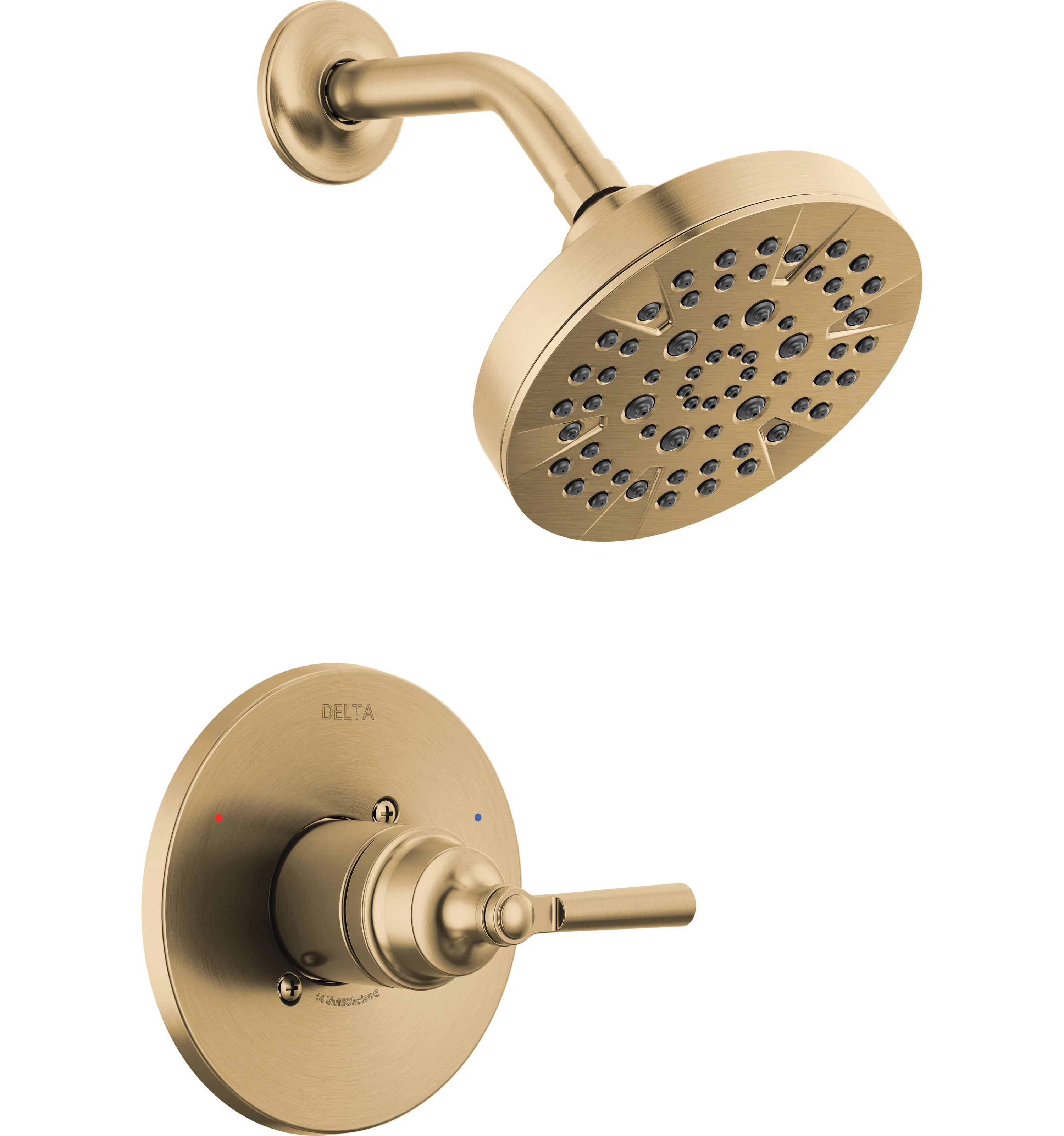 SAYLOR™ Single-Function Shower Faucet Set, Valve Trim Kit, Shower Head and Handle Set T14235-CZ | Wayfair North America