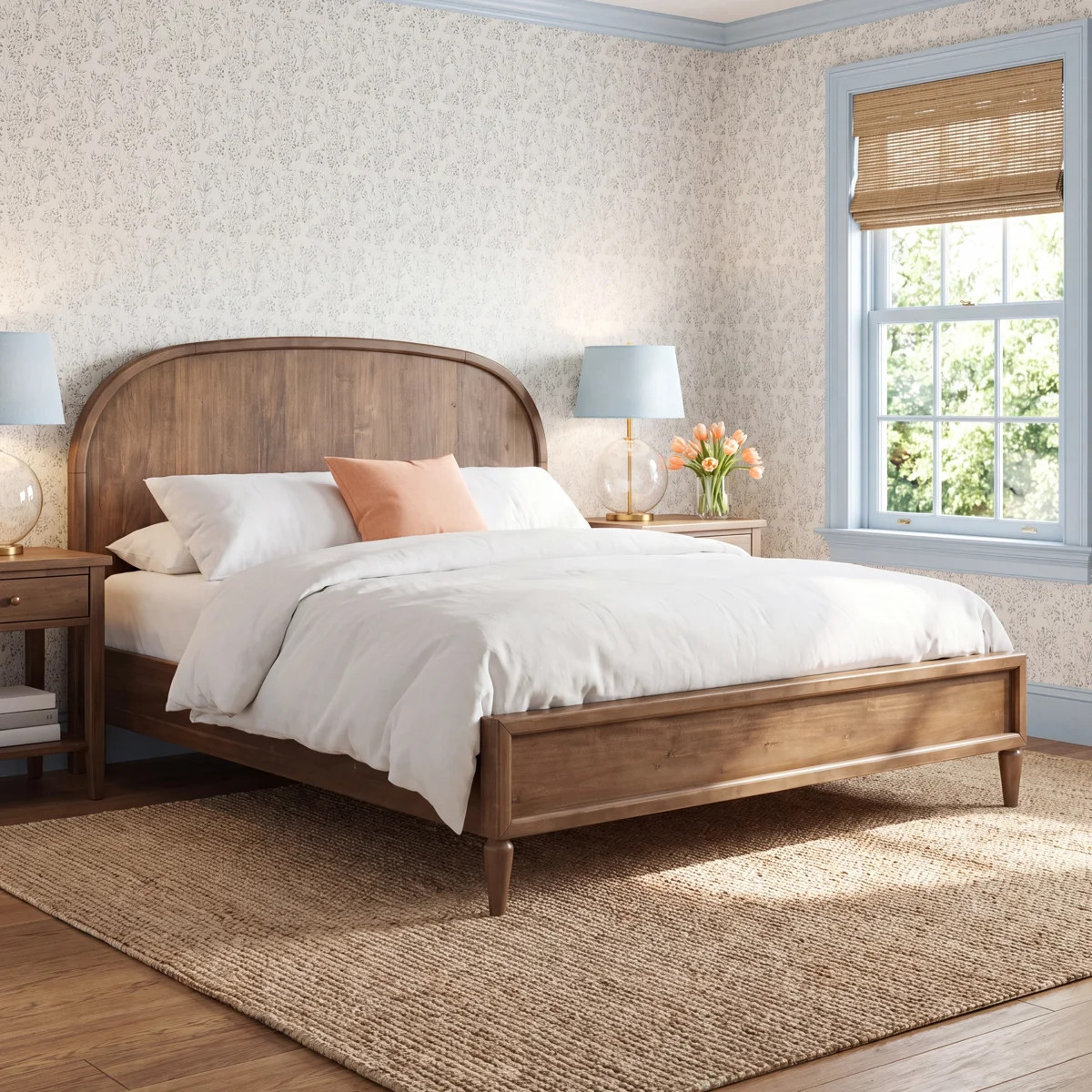 Langley Solid Wood Platform Bed | Wayfair North America