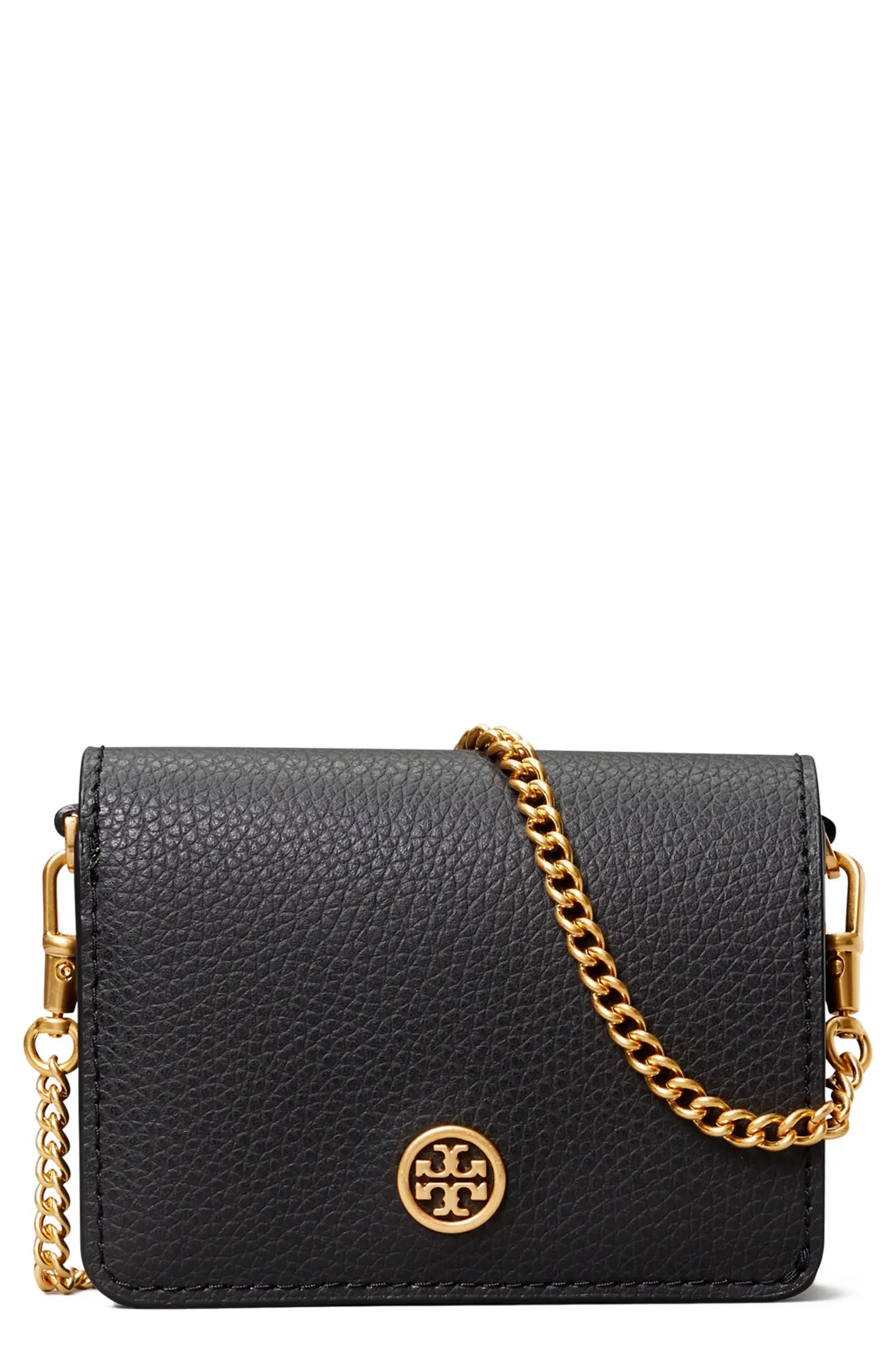 Nano Walker Leather Wallet on a Chain | Nordstrom