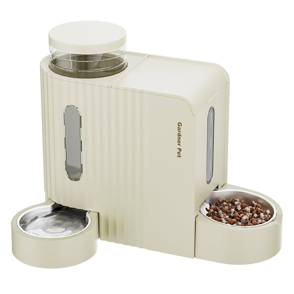 Gardner Pet Gravity Automatic 2-in-1 Pet Feeder, 0.8 Gallons*2 Cat Feeder and Water Dispenser Set... | Amazon (US)