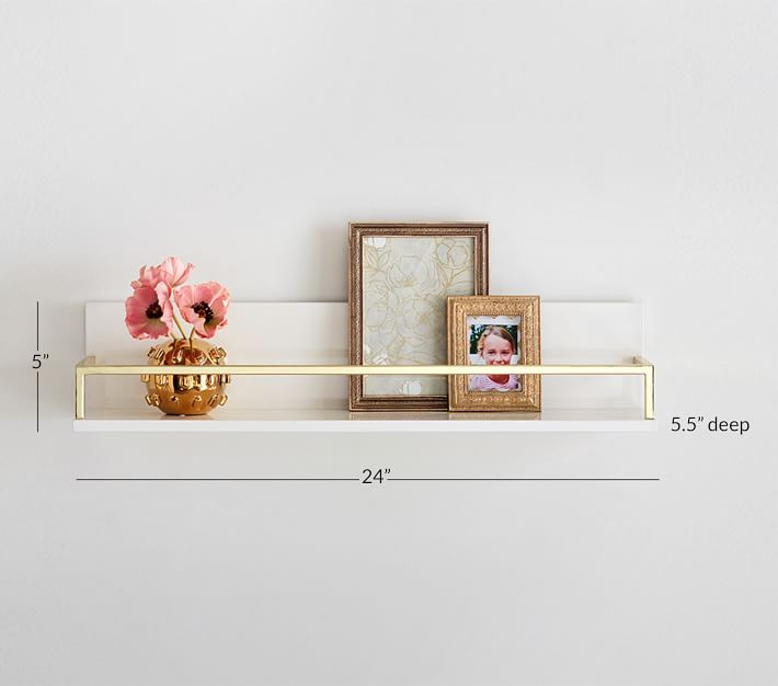 Gold Polished Shelving Collection | Pottery Barn Kids