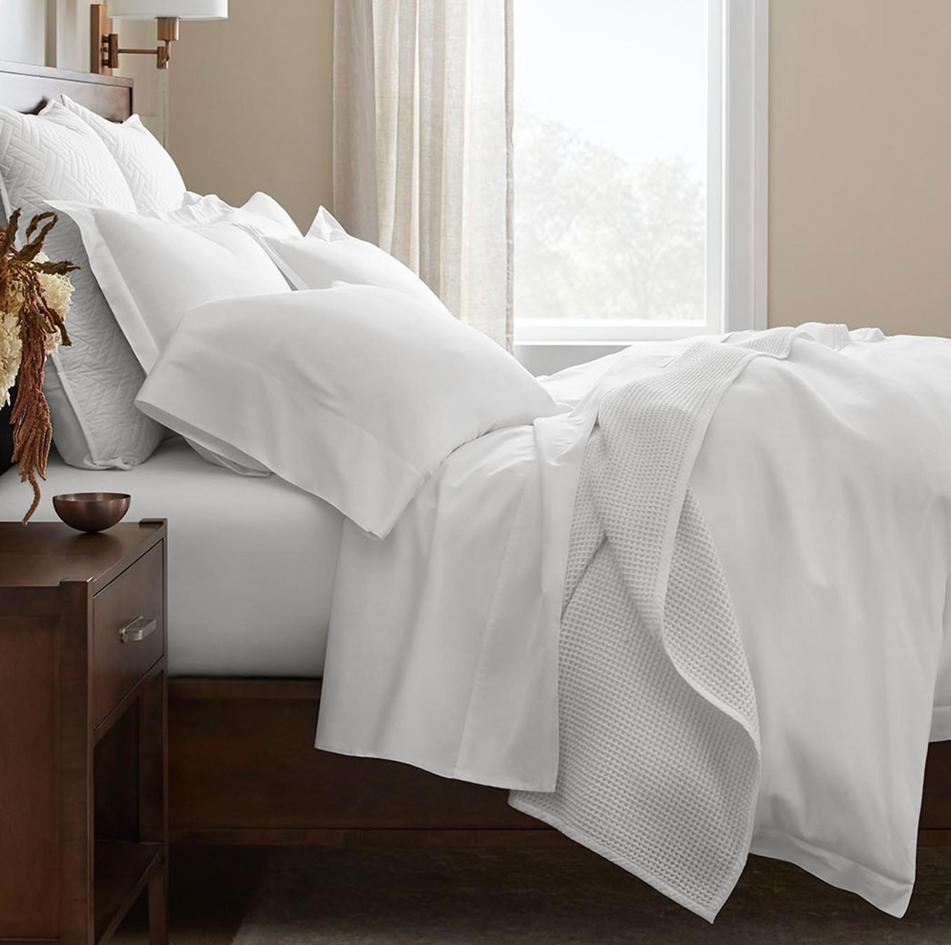 Percale Hemmed Duvet Set | Boll & Branch