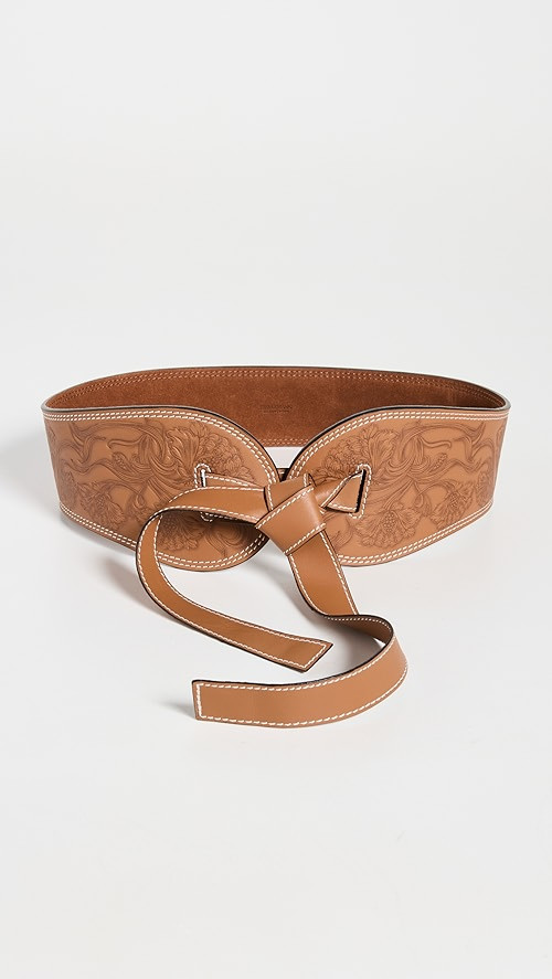 Wide Tooled Waist Belt | Shopbop