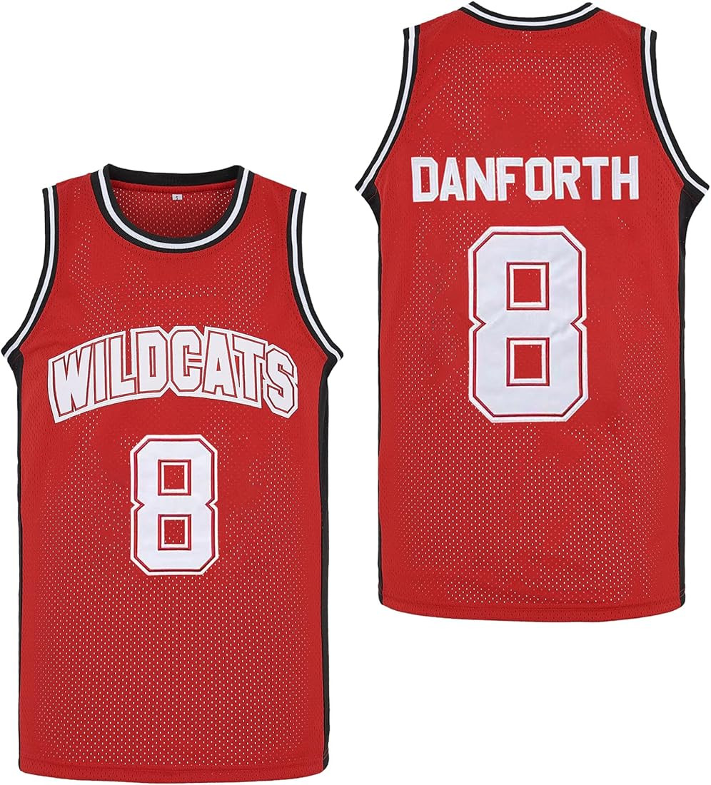 Men's Troy Bolton #14 Chad Danforth #8 High School Wildcats Basketball Jersey Stitched | Amazon (US)