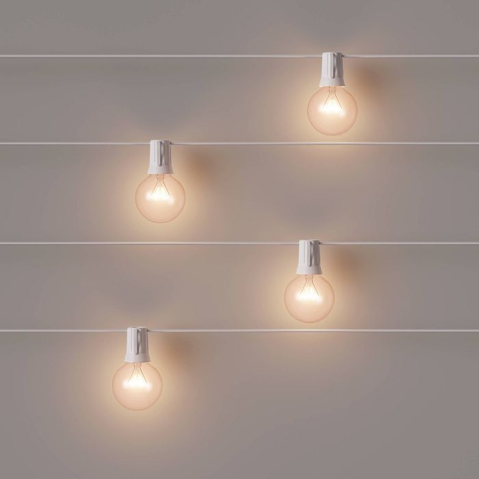 20ct Outdoor String Lights G40 Clear Bulbs - Room Essentials™ | Target