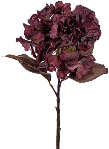 Vickerman 18.5" Light Burgundy Artificial Dried Hydrangea Spray, 2 per Bag. | Amazon (US)