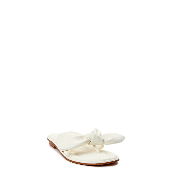 Time and Tru Women's Bow Thong Sandal - Walmart.com | Walmart (US)