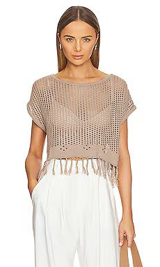 BLACK Crochet Top
                    
                    Bobi | Revolve Clothing (Global)