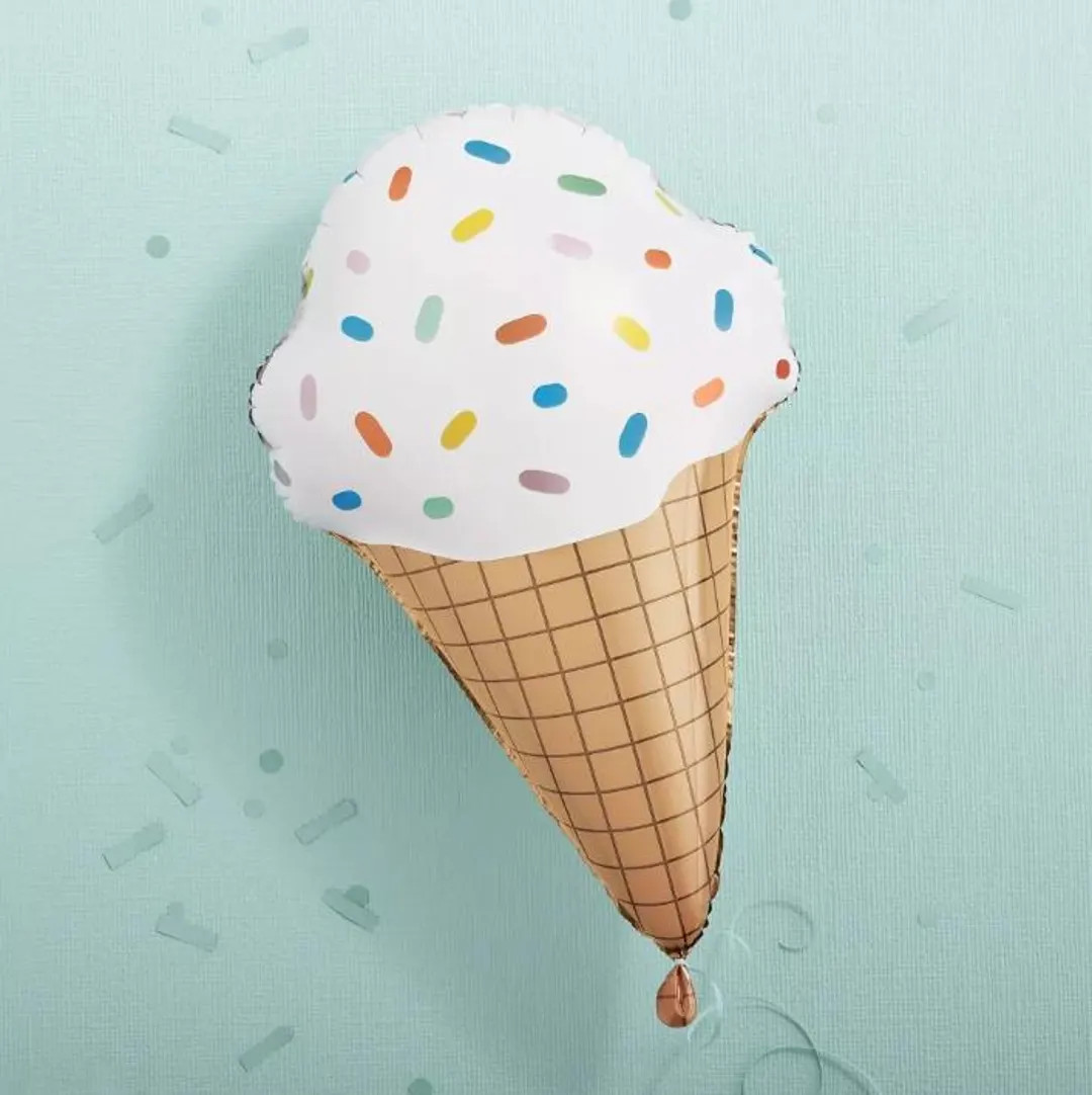 Ice Cream Foil Balloon | Ice Cream Birthday | Ice Cream Party Decor | Ice Cream Balloon | Foil Ba... | Etsy (US)