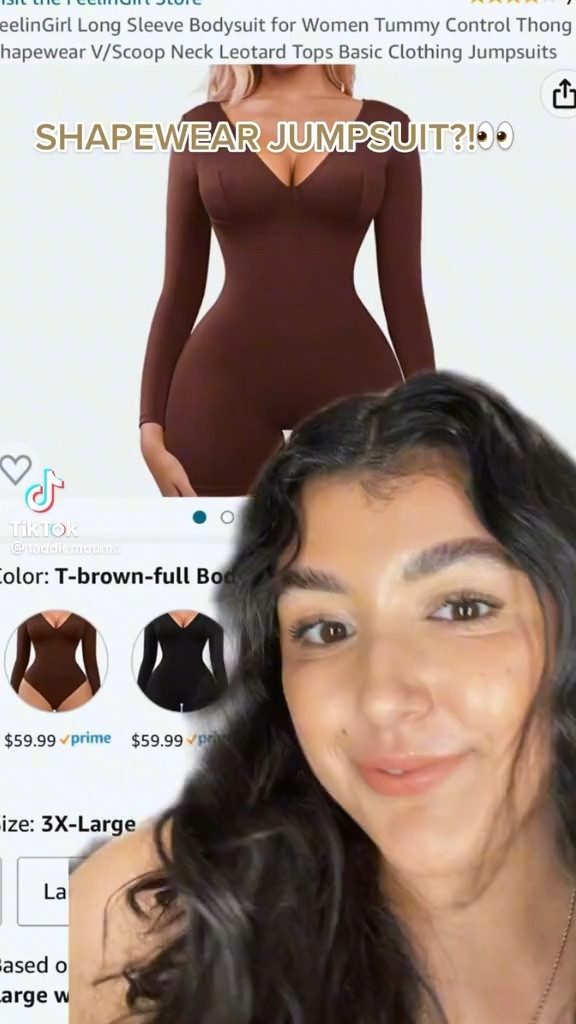 How do we feel about shapewear jumpsuits? 👀🥵 wearing a size XXL🤎

#LTKcurves #LTKFind #LTKstyletip