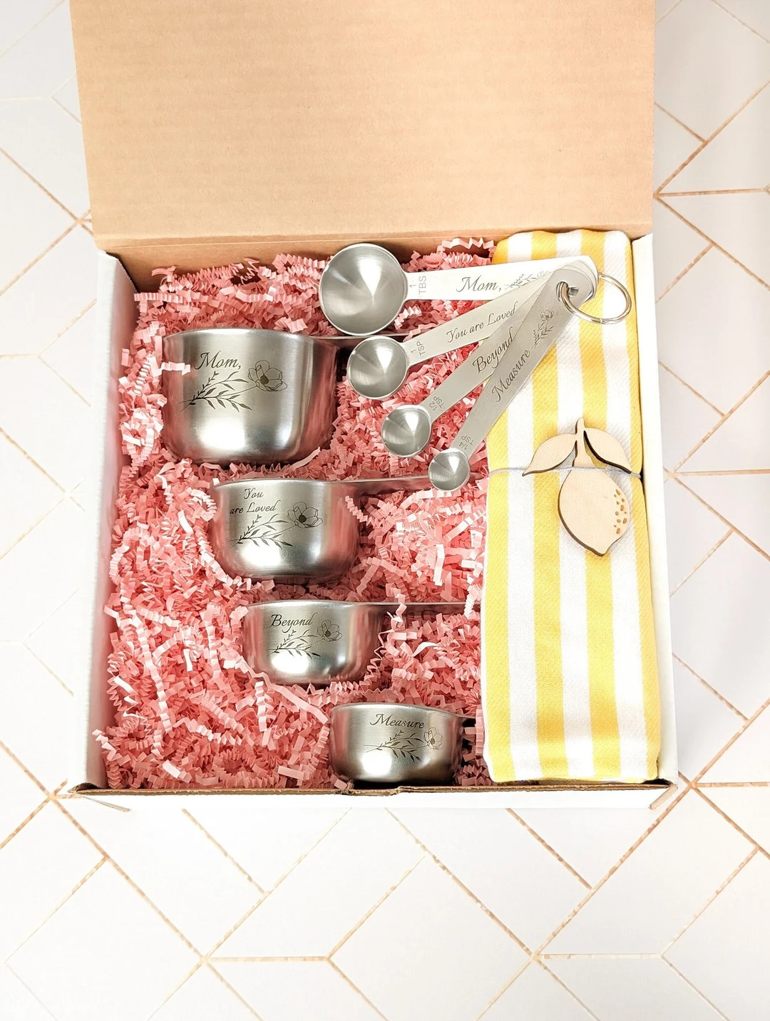 Mothers Day Gift Box, Measuring Cups and Spoons, Mothers Day Gift From Daughter, Grandma Gift, - ... | Etsy (US)