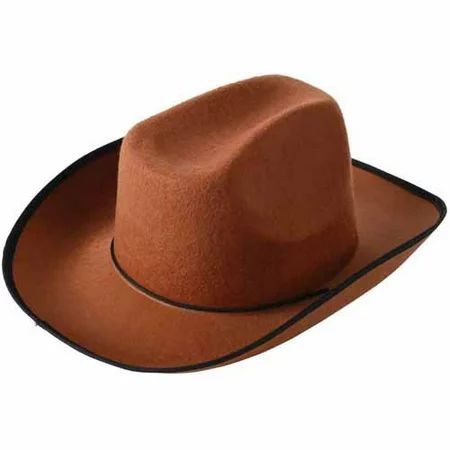 School Sprit Felt Cowboy Hat, Brown | Walmart (US)