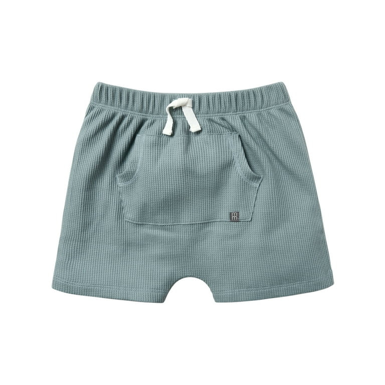 Modern Moments by Gerber Toddler Boy Organic Harem Shorts With Kanga Pocket, Sizes 12M-5T - Walma... | Walmart (US)