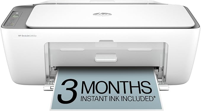 HP DeskJet 2855e Wireless All-in-One Color Inkjet Printer, Scanner, Copier, Best-for-home, 3 mont... | Amazon (US)