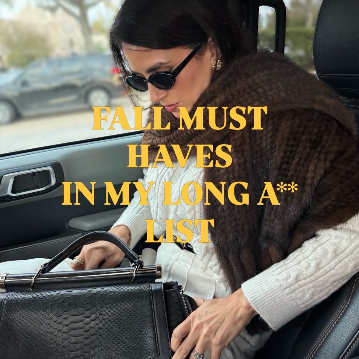 My list keeps growing…here are just some of my must haves.🙈 Does your list match mine??



Fall must haves / pre fall / faux fur / fall jeans / satin top / animal print bag

#LTKSeasonal #LTKOver40 #LTKTravel
