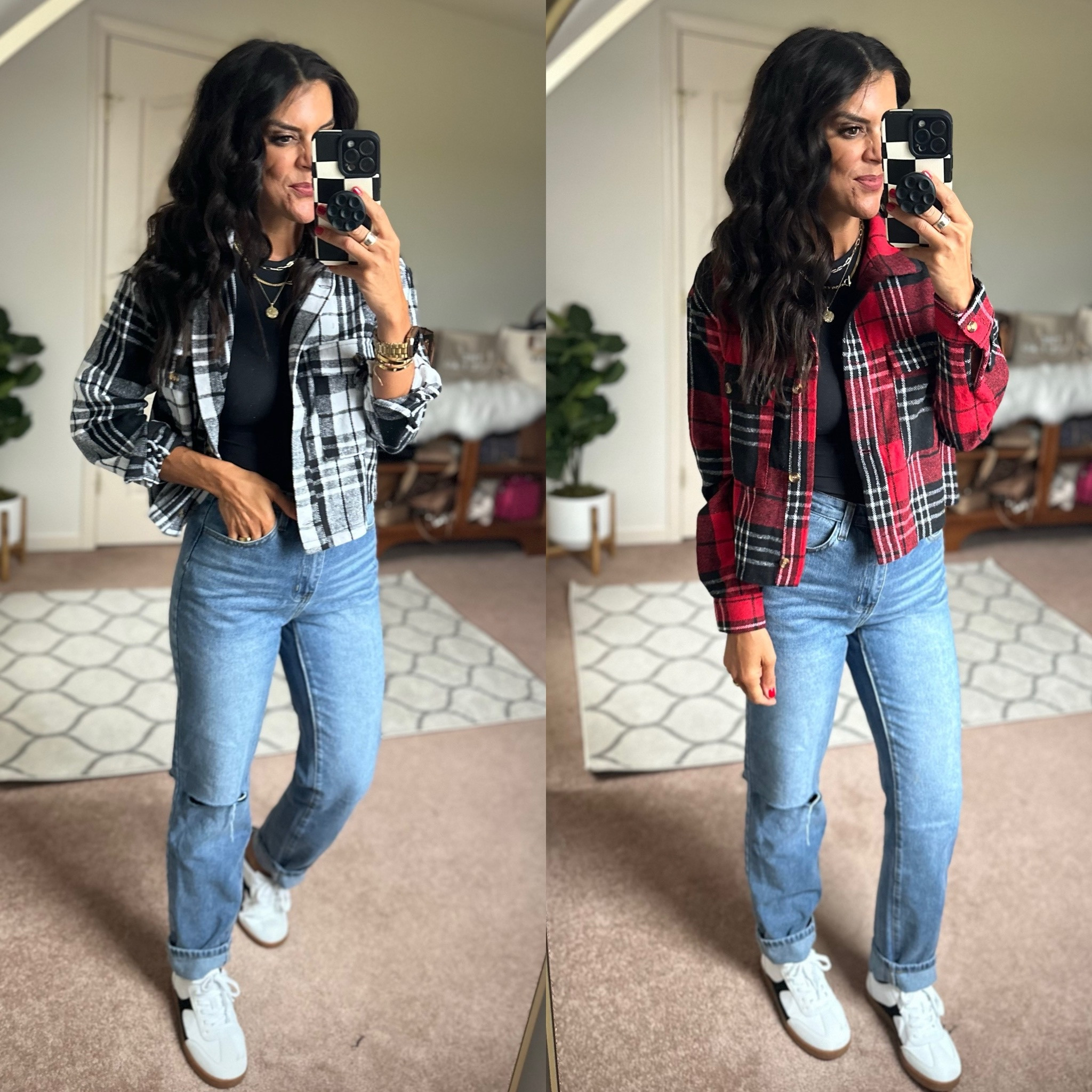 Walmart plaid shockers on sale for $19.99! I’m in size small 

#LTKFindsUnder100 #LTKSaleAlert #LTKStyleTip