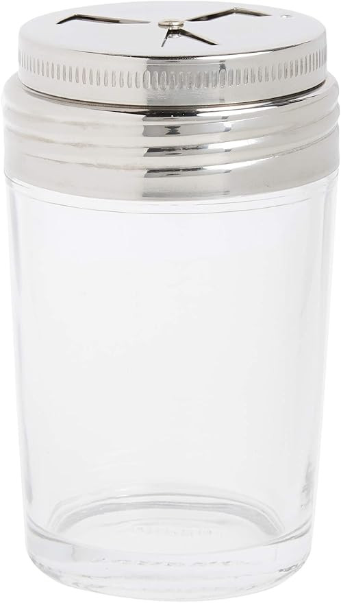 Norpro Shaker Cup Glass Adjustable Pizzeria Style Pepper/Salt/Cheese/Spice 5.25" | Amazon (US)