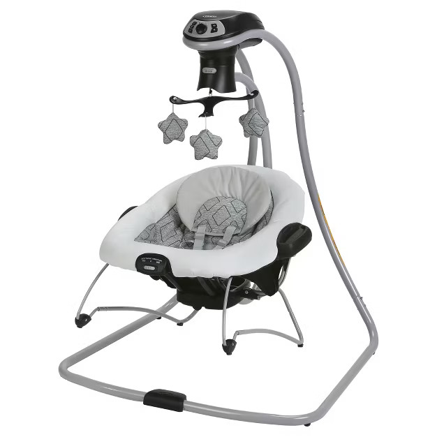 Graco DuetConnect LX Multi-Direction Baby Swing and Bouncer – Asher | Target