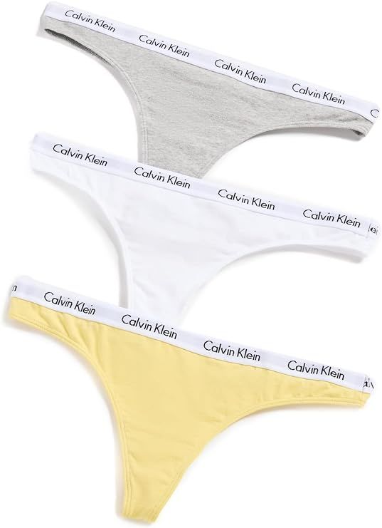 Amazon.com: Calvin Klein Women's Carousel Logo Cotton Thong Panty : Clothing, Shoes & Jewelry | Amazon (US)