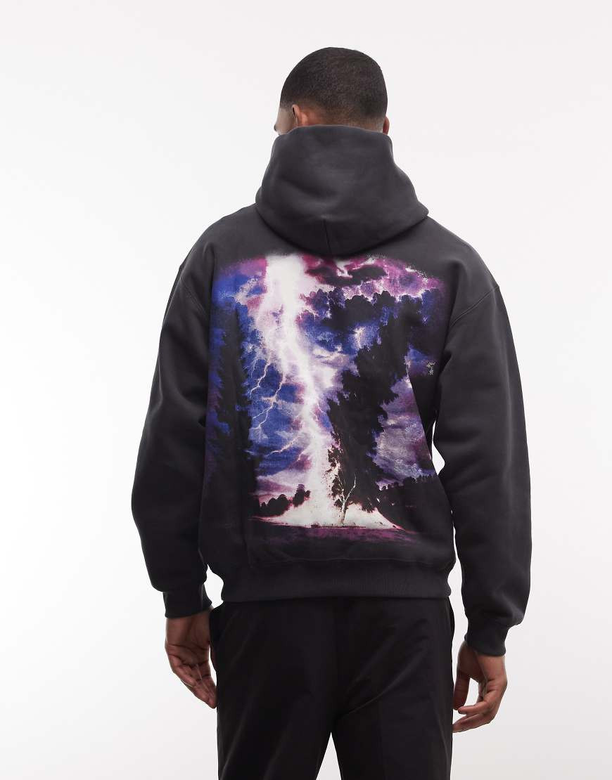 Nike back graphic hoodie in black | ASOS (Global)