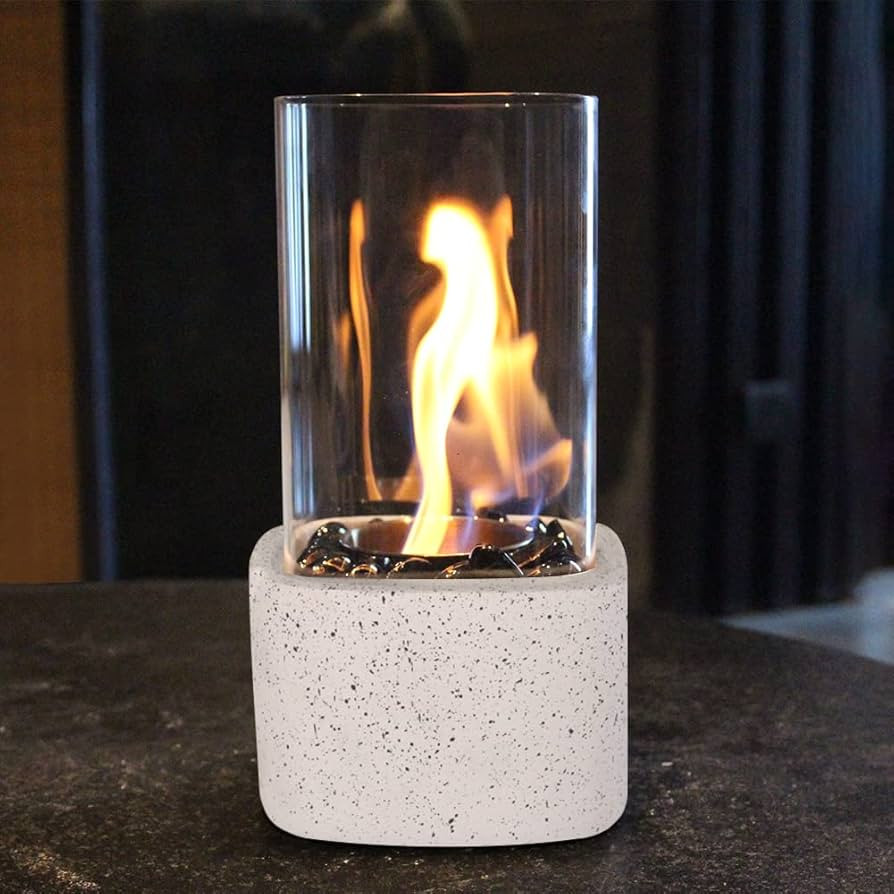 Jionme Mini Fire Pit, Tabletop Fire Pit Bowl, Table top Fireplace, fire Bowl Outdoor, | Amazon (US)