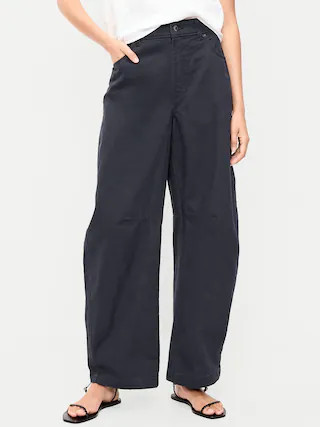 Mid-Rise Barrel Chino Pants | Old Navy (CA)